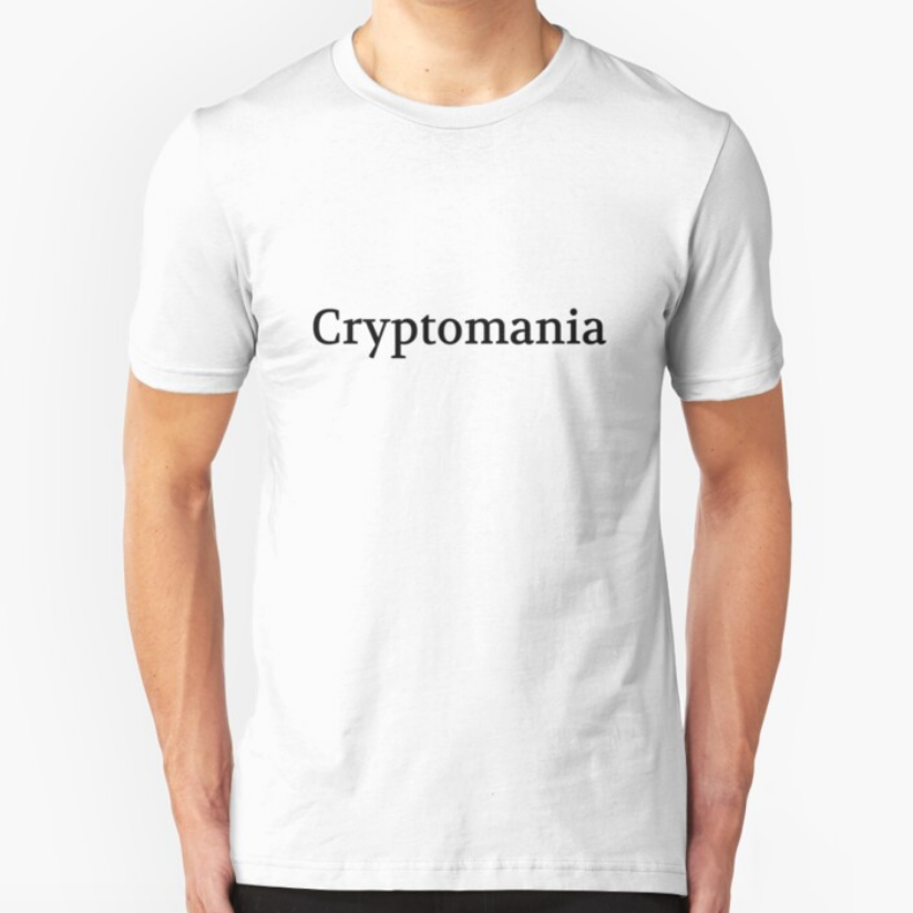 Bullwit! "Cryptomania" T-shirt (and other products)